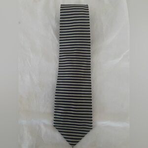 Striped Navy and Cream Tie